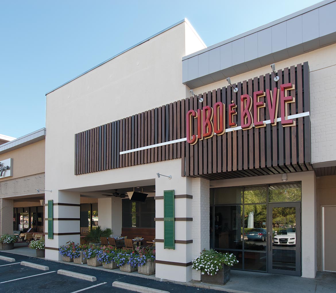 Cibo e Beve Atlanta Restaurant Construction, Icon Development